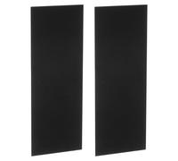 sourcing map 2Pcs Knife Handle Liner, 7.09" x 3.15" x 0.04" G10 Spacer Sheets Knife Handle Spacer Material for Knife Scales Slabs Making Supplies Tool, Black