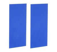 sourcing map 2Pcs Knife Handle Liner, 7.1" x 3.1" x 0.04" G10 Spacer Sheets Knife Handle Spacer Material for Knife Scales Slabs Making Supplies Tool, Blue