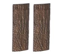 sourcing map 2Pcs Knife Handle Scales, 3.74" x 1.38" x 0.24" Knife Handle Material Spacer Sheets for Knife Scales Slabs Making Supplies Tool, Dark Brown