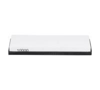 sourcing map 2pcs Knife Sharpening Stone Set 10000 Grit Knife Sharpening Stone with Rubber Base Sharpener Whetstone for Knives Scissors Kitchen Sharpen Tools, White