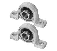 sourcing map 2pcs KP001 Pillow Block Bearings 8mm Bore Bearing Units Zinc Alloy, P6(ABEC3)