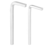sourcing map 2Pcs L-Shaped Square Head Wrench 4/5mm Carbon Steel L-Key 4 Points Metric Bolt Wrenches Repairing Tool for Basic Home Repair DIY Project and General Applications