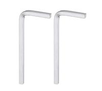 sourcing map 2pcs L-Shaped Square Head Wrench 4mm Carbon Steel L-Key 4 Points Metric Bolt Wrenches Repairing Tool for Basic Home Repair DIY Project and General Applications