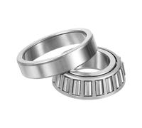 sourcing map 2pcs L44643/L44610 Tapered Roller Bearing Cone and Cup, 1" Bore x 2" OD x 0.5906" Thick, Chrome Steel Taper Bearing Set, ABEC-3