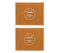 sourcing map 2Pcs Large Gold Ink Pad, 3.9x4.7 Inch Washable Stamp Pad for Hand Footprint, Rubber Stamps, Scrapbooking, Art Crafts Making