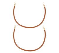 sourcing map 2Pcs Leather Handbag Handles, 60cm/23.6" PU Leather Shoulder Bag Straps Leather Purse Straps for Women's Handbag Tote Bag Handles Replacement (Light Brown, Gold)