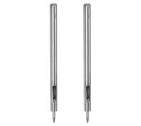 sourcing map 2pcs Leather Hole Punch 1mm Straight Round Punch Grommet Snap Rivet Setter for Leather Craft Clothing Handbag Fabric Curtain