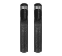 sourcing map 2Pcs Leather Hole Punch Set 12mm Steel Hollow Round Hole Punch Set Leather Hole Punch Cutter for Belts, Watch Band, Paper, Plastic, Leather Crafting