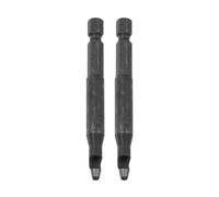 sourcing map 2pcs Leather Hollow Punch 1/4 Hex Shank for Drills, 2mm Dia Rotary Hole Punch for Thick Fabrics Leathercraft Working