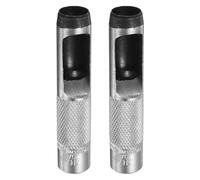 sourcing map 2pcs Leather Round Hole Punch, 16mm Hollow Hole Puncher Cutter Carbon Steel Circle Hole Punching Cutting Tool for Belt/DIY Leather Craft