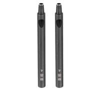 sourcing map 2pcs Leather Round Hole Punch, 4mm Hollow Hole Puncher Carbon Steel Circle Hole Punching Cutting Tool for Belt/Leather Craft DIY