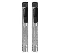 sourcing map 2pcs Leather Round Hole Punch, 8mm Hollow Hole Puncher Cutter Carbon Steel Circle Hole Punching Cutting Tool for Belt/DIY Leather Craft