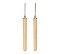 sourcing map 2pcs Line Pin Punch 1/8"x6"(3x150mm) CR-V Steel Cylindrical Alignment Punch for Machinery Maintenance
