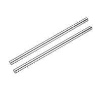 sourcing map 2pcs Linear Motion Rod Shaft Guide 10mm x 200mm (0.394" x 7.87") Case Hardened Steel Chrome Plated, Metric Linear Rail Rod for 3D Printer, CNC Machine