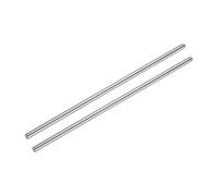 sourcing map 2pcs Linear Motion Rod Shaft Guide 10mm x 450mm (0.394" x 17.72") Case Hardened Steel Chrome Plated, Metric Linear Rail Rod for 3D Printer, CNC Machine