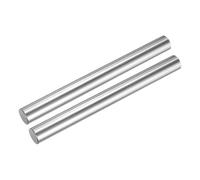 sourcing map 2pcs Linear Motion Rod Shaft Guide 16mm x 150mm (0.63" x 5.91") Case Hardened Steel Chrome Plated, Metric Linear Rail Rod for 3D Printer, CNC Machine