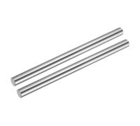 sourcing map 2pcs Linear Motion Rod Shaft Guide 20mm x 250mm (0.787" x 9.84") Case Hardened Steel Chrome Plated, Metric Linear Rail Rod for 3D Printer, CNC Machine