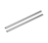 sourcing map 2pcs Linear Motion Rod Shaft Guide 5mm x 100mm (0.197" x 3.94") Case Hardened Steel Chrome Plated, Metric Linear Rail Rod for 3D Printer, CNC Machine