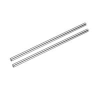 sourcing map 2pcs Linear Motion Rod Shaft Guide 5mm x 150mm (0.197" x 5.91") Case Hardened Steel Chrome Plated, Metric Linear Rail Rod for 3D Printer, CNC Machine