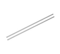 sourcing map 2pcs Linear Motion Rod Shaft Guide 5mm x 250mm (0.197" x 9.84") Case Hardened Steel Chrome Plated, Metric Linear Rail Rod for 3D Printer, CNC Machine