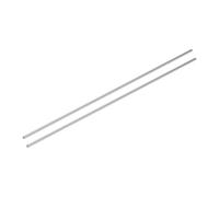 sourcing map 2pcs Linear Motion Rod Shaft Guide 5mm x 350mm (0.197" x 13.78") Case Hardened Steel Chrome Plated, Metric Linear Rail Rod for 3D Printer, CNC Machine