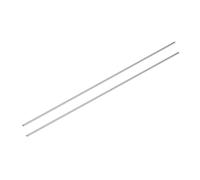sourcing map 2pcs Linear Motion Rod Shaft Guide 5mm x 450mm (0.197" x 17.72") Case Hardened Steel Chrome Plated, Metric Linear Rail Rod for 3D Printer, CNC Machine