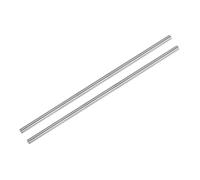 sourcing map 2pcs Linear Motion Rods 10mm x 350mm (0.39 x 13.78 Inches) Case Hardened Chrome Plated Linear Rail Shaft Round Guides for 3D Printer, DIY, CNC