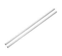 sourcing map 2pcs Linear Motion Rods 10mm x 400mm (0.39 x 15.75 Inches) HRC50 Hardened Chrome Plated Linear Rail Shaft Round Guide for 3D Printer, DIY, CNC Metric