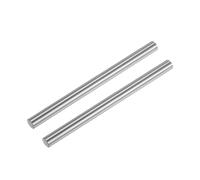 sourcing map 2pcs Linear Motion Rods 6mm x 100mm (0.24 x 3.94 Inches) Case Hardened Chrome Plated Linear Rail Shaft Round Guide for 3D Printer, DIY, CNC Metric h8 Tolerance