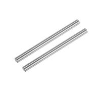 sourcing map 2pcs Linear Motion Rods 6mm x 150mm (0.24 x 5.91 Inches) Case Hardened Chrome Plated Linear Rail Shaft Round Guide for 3D Printer, DIY, CNC Metric h8