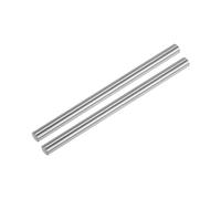 sourcing map 2pcs Linear Motion Rods 6mm x 200mm (0.24 x 7.87 Inches) Case Hardened Chrome Plated Linear Rail Shaft Round Guide for 3D Printer, DIY, CNC Metric h8