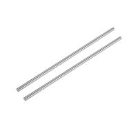 sourcing map 2pcs Linear Motion Rods 6mm x 300mm (0.24 x 11.81 Inches) Case Hardened Chrome Plated Linear Rail Shaft Round Guide for 3D Printer, DIY, CNC Metric h8 Tolerance