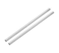 sourcing map 2pcs Linear Motion Rods 8mm x 200mm (0.31 x 7.87 Inches) HRC50 Hardened Chrome Plated Linear Rail Shaft Round Guide for 3D Printer, DIY, CNC Metric