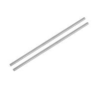 sourcing map 2pcs Linear Motion Rods 8mm x 300mm (0.31 x 11.81 Inches) Case Hardened Chrome Plated Linear Rail Shaft Round Guides for 3D Printer, DIY, CNC