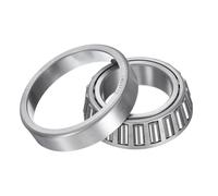 sourcing map 2pcs LM29749/LM29710 Tapered Roller Bearing Cone and Cup, 1.5" Bore x 2.552" OD x 0.66" Thick, Chrome Steel Taper Bearing Set, ABEC-3