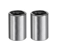 sourcing map 2Pcs LM4UU Linear Bearing 4mm Bore 8mm OD 12mm Length Linear Ball Bearings Double Side Rubber Sealed Bearing Steel for CNC Machine 3D Printer Food Packaging Machine