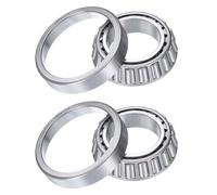 sourcing map 2pcs LM501349/LM501310 Tapered Roller Bearing Cone and Cup, 1.625" Bore x 2.891" OD x 0.77" Thick, Chrome Steel Taper Bearing Set, ABEC-3