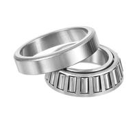 sourcing map 2pcs LM67048/LM67010 Tapered Roller Bearing Cone and Cup, 1.250" Bore x 2.328" OD x 0.6693" Thick, Chrome Steel Taper Bearing Set