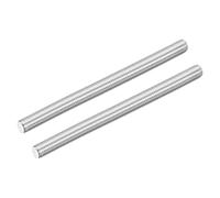 sourcing map 2Pcs M14-2.0x200mm Fully Threaded Rods, Threaded Rods Bar Studs, 304 Stainless Steel Long Thread Screws Hardware for U-Bolts, Anchors, Clamps, Hangers, Silver