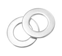 sourcing map 2Pcs M30 304 Stainless Steel Flat Washers Plain Washer 30mm ID 56mm OD 4mm Thick Flat Spacers for Screws Bolts Garden Faucet Plumbing Repair, Silver