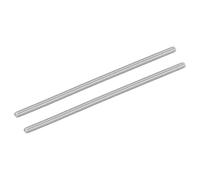 sourcing map 2Pcs M4-0.7x120mm Fully Threaded Rods, Threaded Rods Bar Studs, 304 Stainless Steel Long Thread Screws Hardware for U-Bolts, Anchors, Clamps, Hangers, Silver