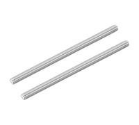 sourcing map 2Pcs M6-1.0x110mm Fully Threaded Rods, Threaded Rods Bar Studs, 304 Stainless Steel Long Thread Screws Hardware for U-Bolts, Anchors, Clamps, Hangers, Silver