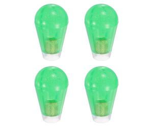 sourcing map 2Pcs M6-5.5 Ellipse Arcade Joystick Head 30mm Oval Rocker Balltop Handle Green