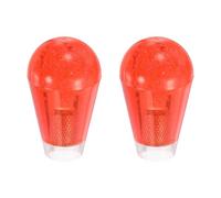 sourcing map 2Pcs M6-5.5 Ellipse Arcade Joystick Head (30mm) - Oval Rocker Balltop Handle Replacement American Style Arcade Game Handle Top for Arcade Games/Console Controllers, Red