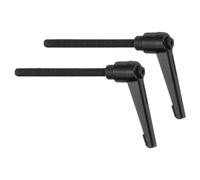 sourcing map 2Pcs M6 x 70mm Adjustable Knobs Handle Male Thread Push Button Ratchet Quick Release Locking Rotating Bolt for Lathe Machinery, Black