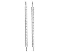 sourcing map 2pcs Magnetic Double Ended Screwdriver Bit PH2/SL6 3x160mm 1/4" Hex Shank CR-V Steel Two Sided Interchangeable Phillips Cross Slotted Flat Screw Driver Bit