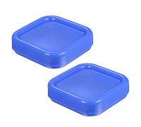 sourcing map 2pcs Magnetic Pin Cushion Square Plastic Magnetic Sewing Pin Holder Storage Case Needle Cushion Tool for Sewing DIY Projects, Blue