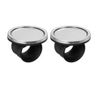 sourcing map 2pcs Magnetic Pin Holder Wristband Circle Wrist Sewing Pincushion Silicone Strap Bracelet for Sewing Quilting, Black