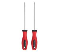 sourcing map 2Pcs Magnetic Torx Screwdriver T15 S2 Steel Security Star 6 Point Head Precision Screw Driver for Mechanical Equipment Electronic Devices Household Appliances Furniture, Silver