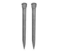 sourcing map 2pcs Masonry Chisel for Rock 12.4 Inch Pointed Head High Carbon Steel Rock Concrete Mortar Stone Chisel Brick Chisel for Stone Brick Breaking Carving Demolishing Splitting